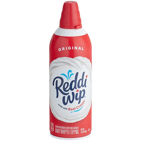 Reddi Wip Original Real Cream Whipped Topping 65 Oz 12case