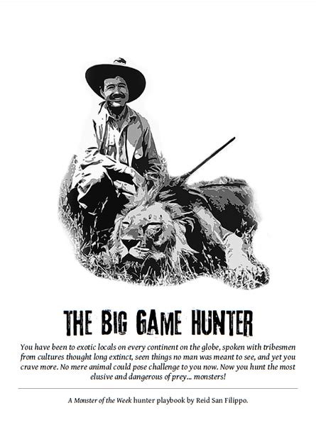 The Big Game Hunter RPG Item RPGGeek