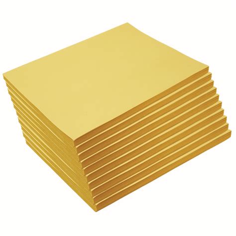 Heavyweight Yellow Construction Paper 9 X 12 500 Sheets