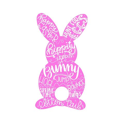 Easter Bunny SVG / Easter Cut file / SVG files for Cricut and | Etsy