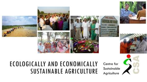 Ecologically And Economically Sustainable Agriculture Ppt