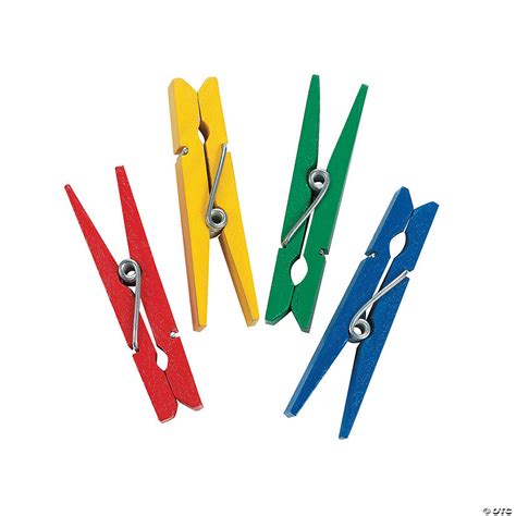 Bright Colored Clothespins Oriental Trading