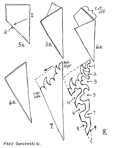 Cutting Making Paper Snowflakes Fred Gonsowski Garden Home