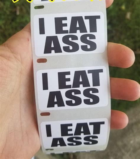 i eat as stickers 25 500 pack gag prank sticker decal meme etsy