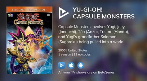 Where To Watch Yu Gi Oh Capsule Monsters Tv Series Streaming Online