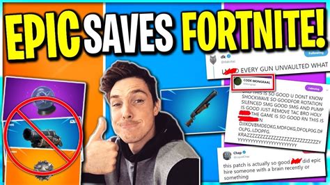 If you don't see your issue on the trello board use these common. New Update Today! Epic SAVED Fortnite! Ninja and Pros SO ...