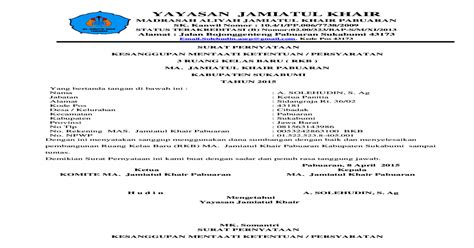 Insyaallah kita akan membahas semua contoh tersebut dalam artikel. Contoh Surat Pernyataan Kesanggupan Mentaati Peraturan ...