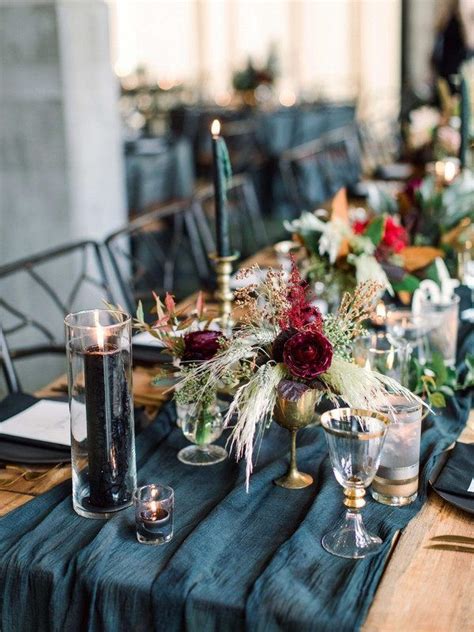 22 Dark Teal And Burgundy Wedding Ideas For Fall 2023 Burgundy