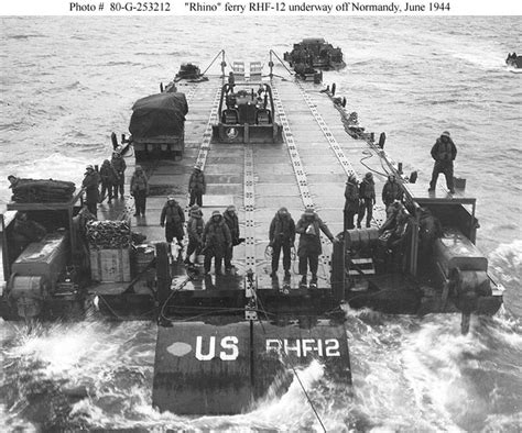 Photo 80 G 253212normandy Invasion June 1944rhino Ferry Rhf 12
