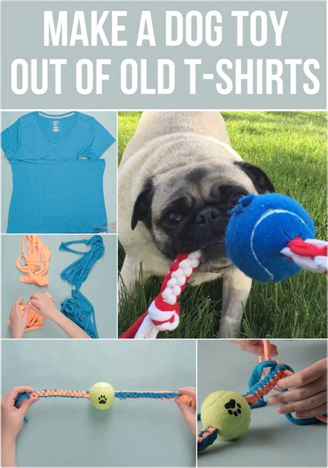 How To Make A Dog Toy Out Of Old T Shirts Diy Dog Toys Dog Toys Diy
