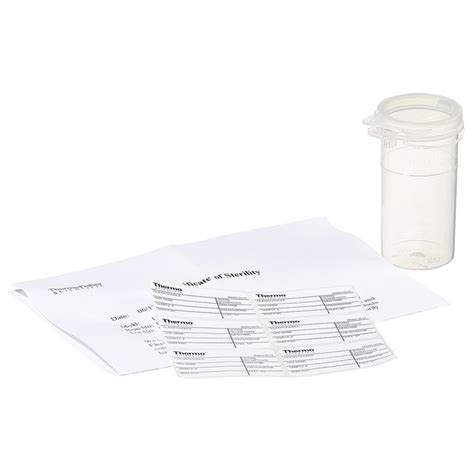 Thermo Scientific Security Snap Coliform Polypropylene Water Sample
