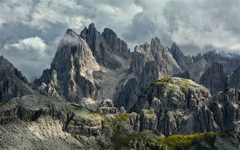 Gray Mountains Nature Landscape Dolomites Mountains