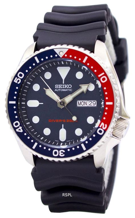 Seiko Automatic Divers 200m 21 Jewels Skx009k1 Watch Downunderwatches