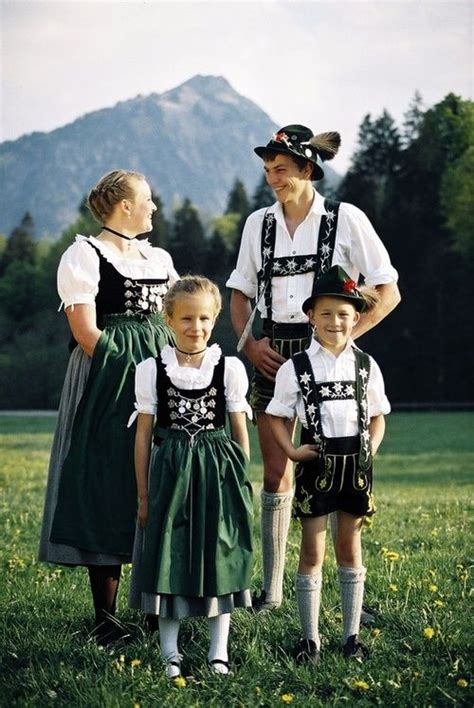 Trachten Of Oberstdorf Bavaria Germany Traditional German Clothing