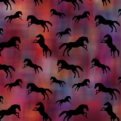 Painted Horses Tossed Horses Red Sew Hot