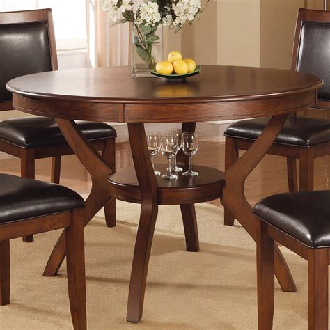 Orle round dining 5 pc set (round dining table & 4 side chairs) $1,995.00 sale $1,449.00 Shop Coaster Fine Furniture Nelms Wood Round Dining Table ...
