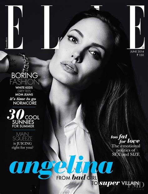 Covers Of Elle India With Angelina Jolie 958 2014 Magazines The