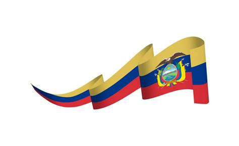 Aleteo De La Cinta De La Bandera De Ecuador 10170884 Png