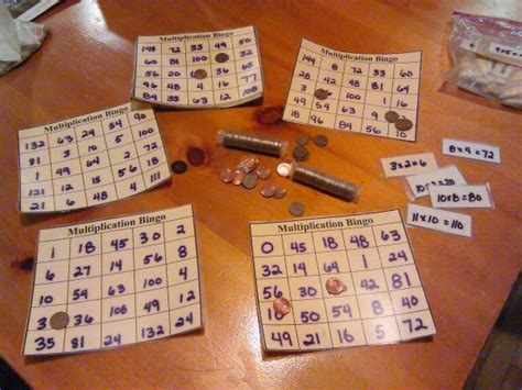 Ten ways that you can make your own board game right at home! Homemade Math Bingo Game | ThriftyFun