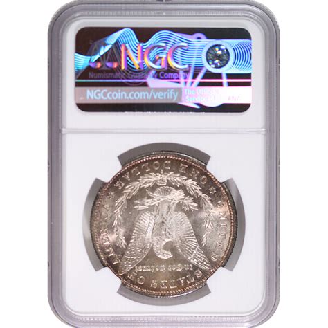 Certified Morgan Silver Dollar 1879 S Ms64 Ngc Toning A Golden