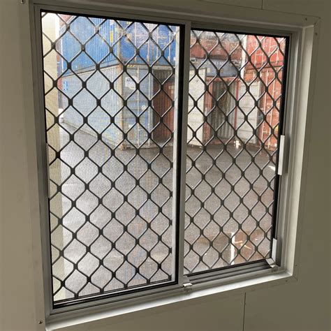 Window Security Grille And Fly Mesh Lathams Steel Doors