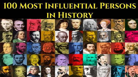 The Top 5 Most Influential People In History Influential People