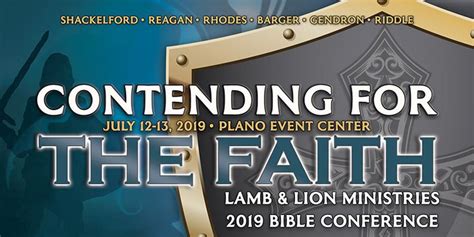 Lamb And Lion Ministries 2023 Annual Bible Conference Bible Christian