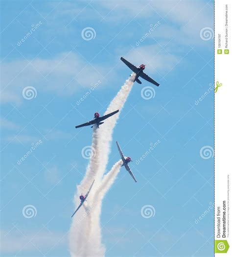 Group Of Geico Skytyper Us Air Force Military Planes Flying In