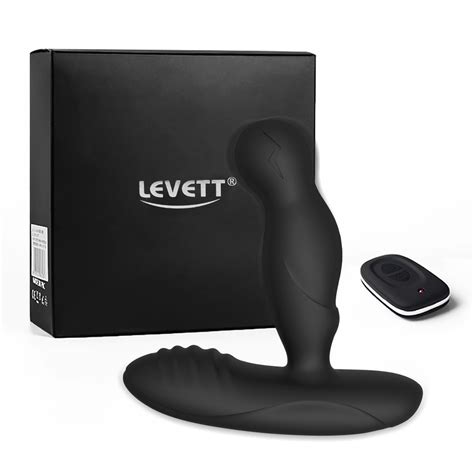 Levett Prostate Massager 16 Speeds Electric Shock Remote Wireless 360