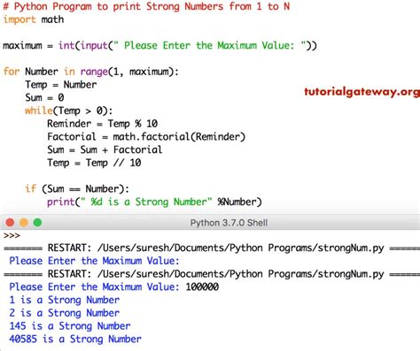 Python Program To Print Strong Numbers From 1 To 100 Hot Sex Picture