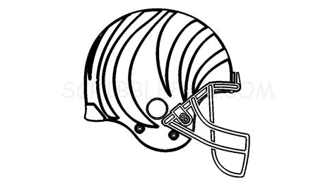 Nfl Bengals Helmets Coloring Pages