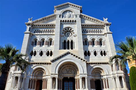 Saint Nicholas Cathedral Front Façade In Monte Carlo Monaco Encircle