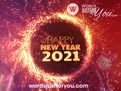 Happy New Year 2021 Gif - 5677 | WordsJustForYou.COM
