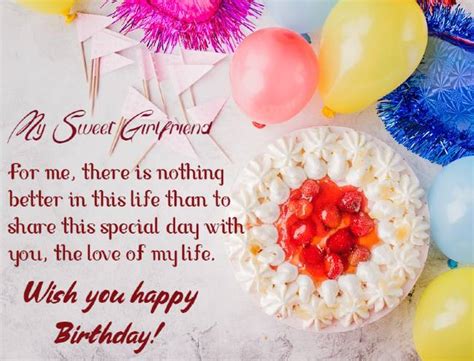 Happy Birthday Wishes For Girlfriend Quotes Messages And Greetings