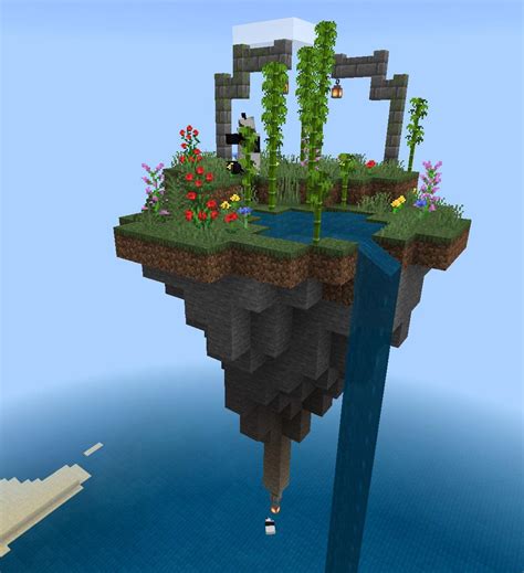 I Made A Small Floating Island For A Panda Rminecraft