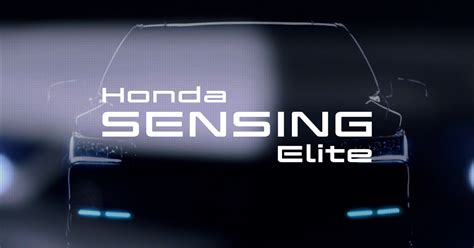 Honda Sensing Elite 特設サイト Honda公式サイト