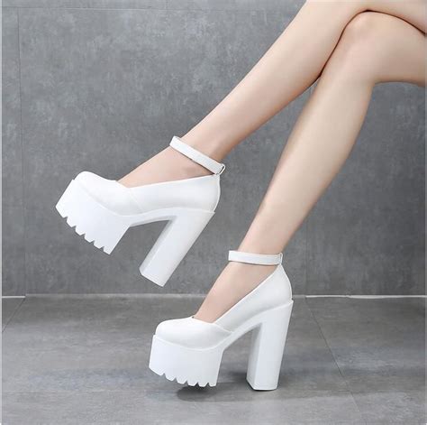 15cm Thick Heel High Heel Platform Platform Womens Cute Shoes Heels