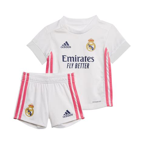 Prueba Rayo Sin Personal Camiseta Real Madrid Bebe 2020 Riega La Flor