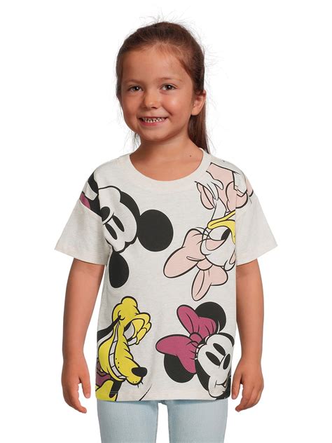 Mickey And Friends Toddler Girl Graphic Short Sleeve T Shirt Sizes 12m