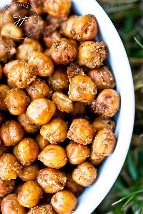 Roasted Chickpeas Recipe The Gracious Pantry Healthy Snacks