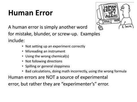 Ppt Experimental Error Powerpoint Presentation Free Download Id
