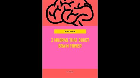 How To Boost Brain Power Using Mudra Youtube