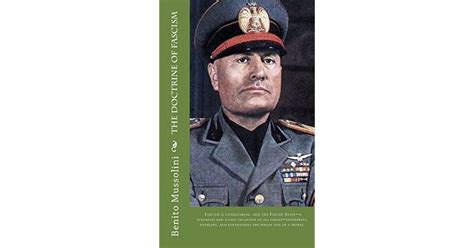 The Doctrine Of Fascism By Benito Mussolini