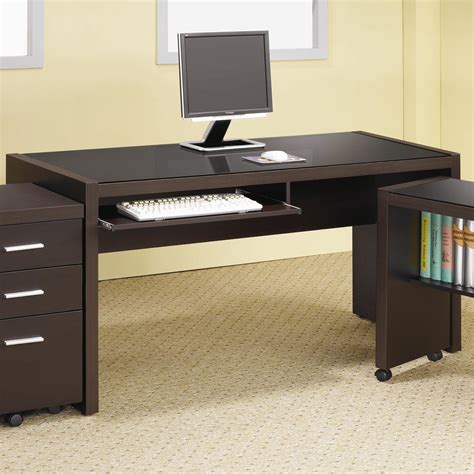 Coaster Skylar Computer Desk With Keyboard Drawer A1 Furniture