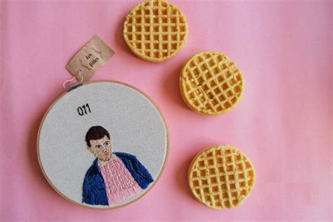 Eleven 011 Stranger Things 7 Embroidery Hoop Art By Lesfillesshop