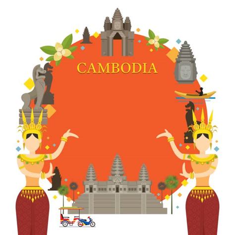 130 Cambodian Dance Illustrations Stock Illustrations Royalty Free