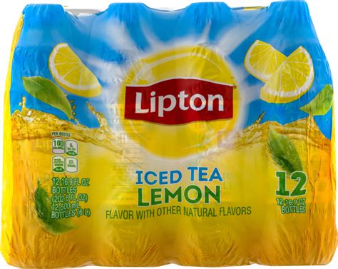 Lipton Iced Tea Lemon 169 Oz Bottles 12 Count