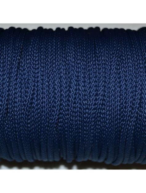 4mm Navy Polyester Cord 4mm Polyester Cord Calico Laine