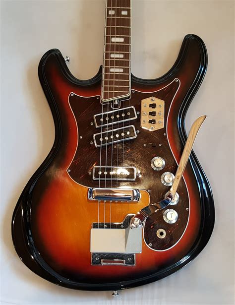 Silvertone Model 1441 Rare Vintage Electric Guitar Guitar Pickers