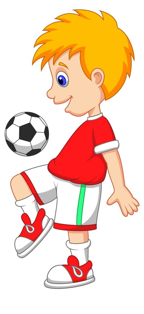 Cartoon Playing Soccer Clipart Best